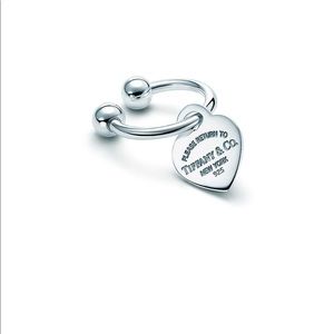 Tiffany Heart Tag Key Ring
